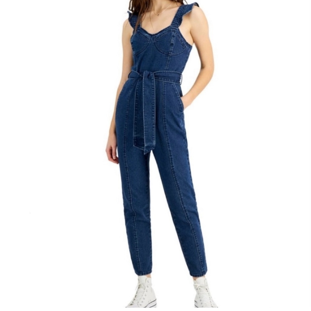 Tinseltown Denim Romper
